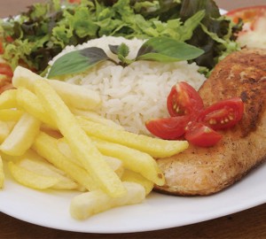 Salmão grelhado 