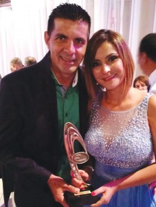 Núbia e Luiz, no 5º Prêmio Exemplo®