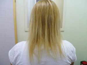 Cabelo antes do procedimento