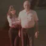 Com o pai Alberto Maionchi